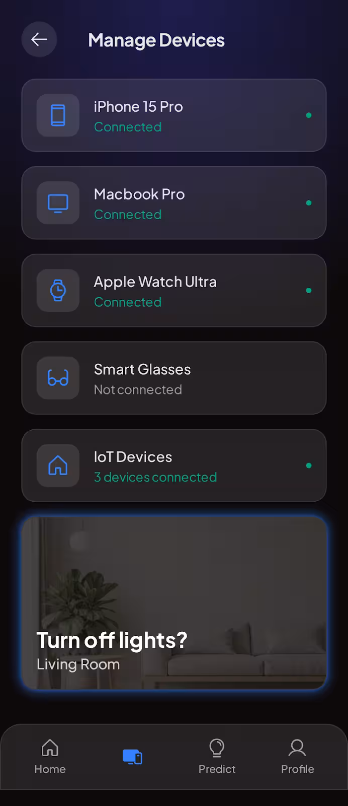 Neurolinker Brain Wave Analysis Interface